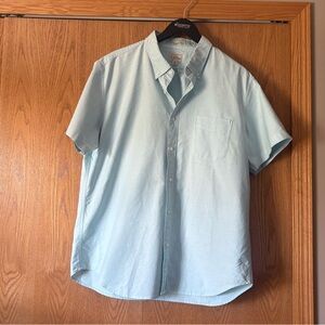 J. Crew Aqua Casual Button-Down Shirt